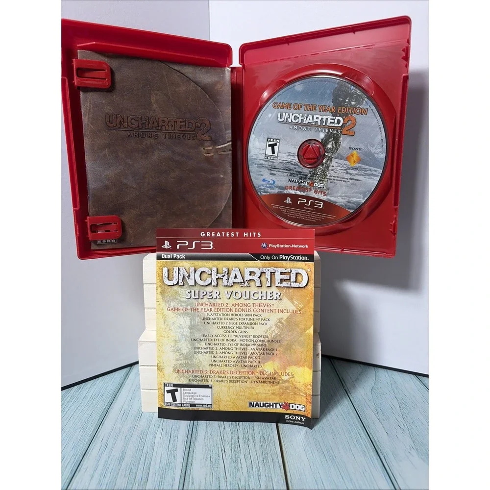 Uncharted Drake's Deception & Among Thieves  (Not For Resale) - PlayStation 3